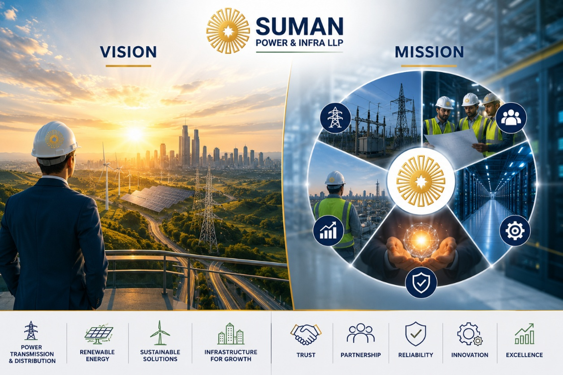 Vision and Mission - Suman Power & Infra LLP